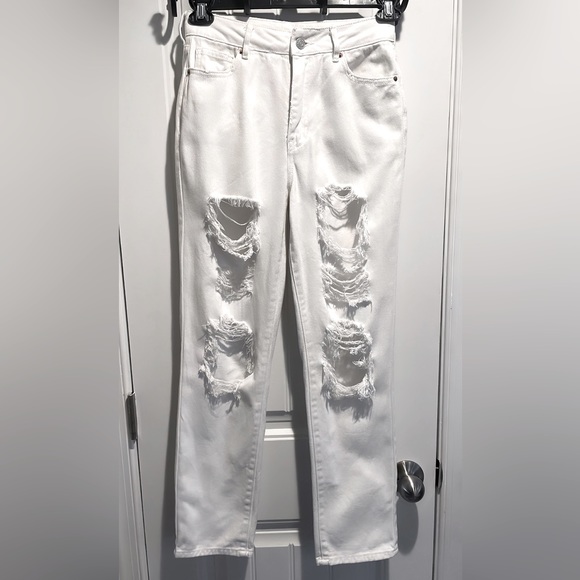 PacSun Prime White Mom Jeans - Picture 6 of 13